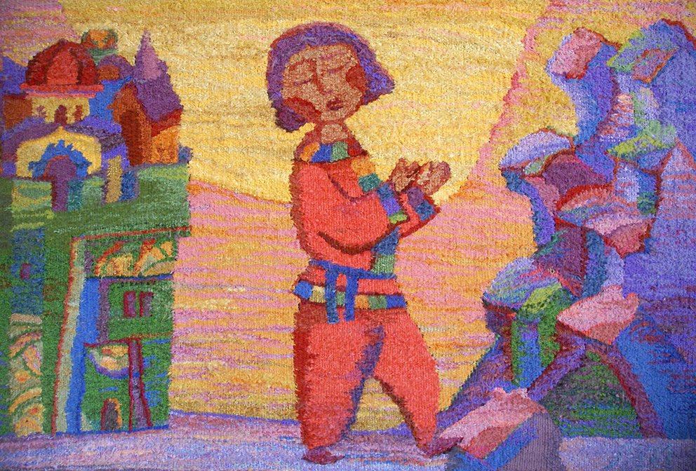 Гобелен «Прийми мене, пустине». 2005. Вовна, ручне ткацтво